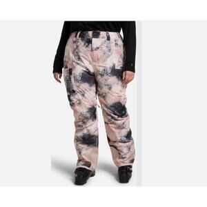 The North Face Womens Plus Freedom Insulated Pants XL Reg Pink Moss NWT Ski